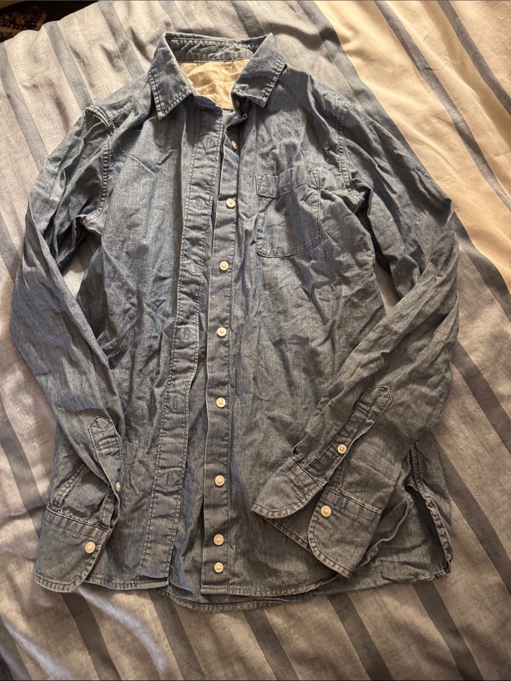Muji Light Blue Denim Shirt
